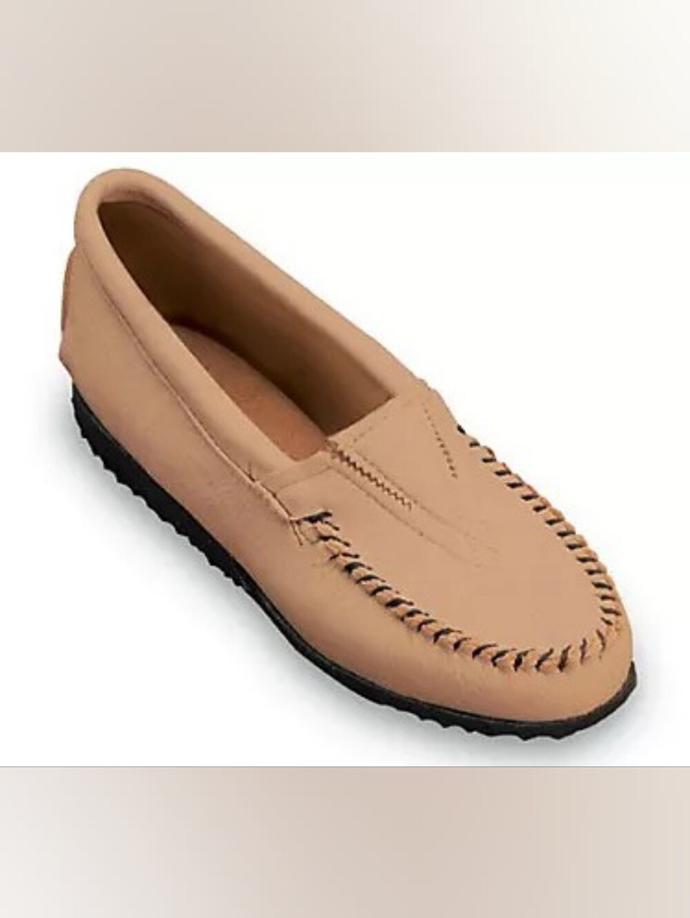 NWOB, Minnetonka Deerskin Moccasins - Gore Front